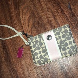 Authentic coach wristlet